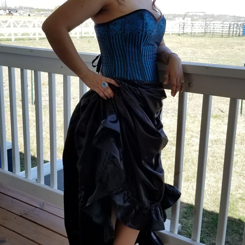 Victorian Style Corset Dress from London - Picture 6 of 7